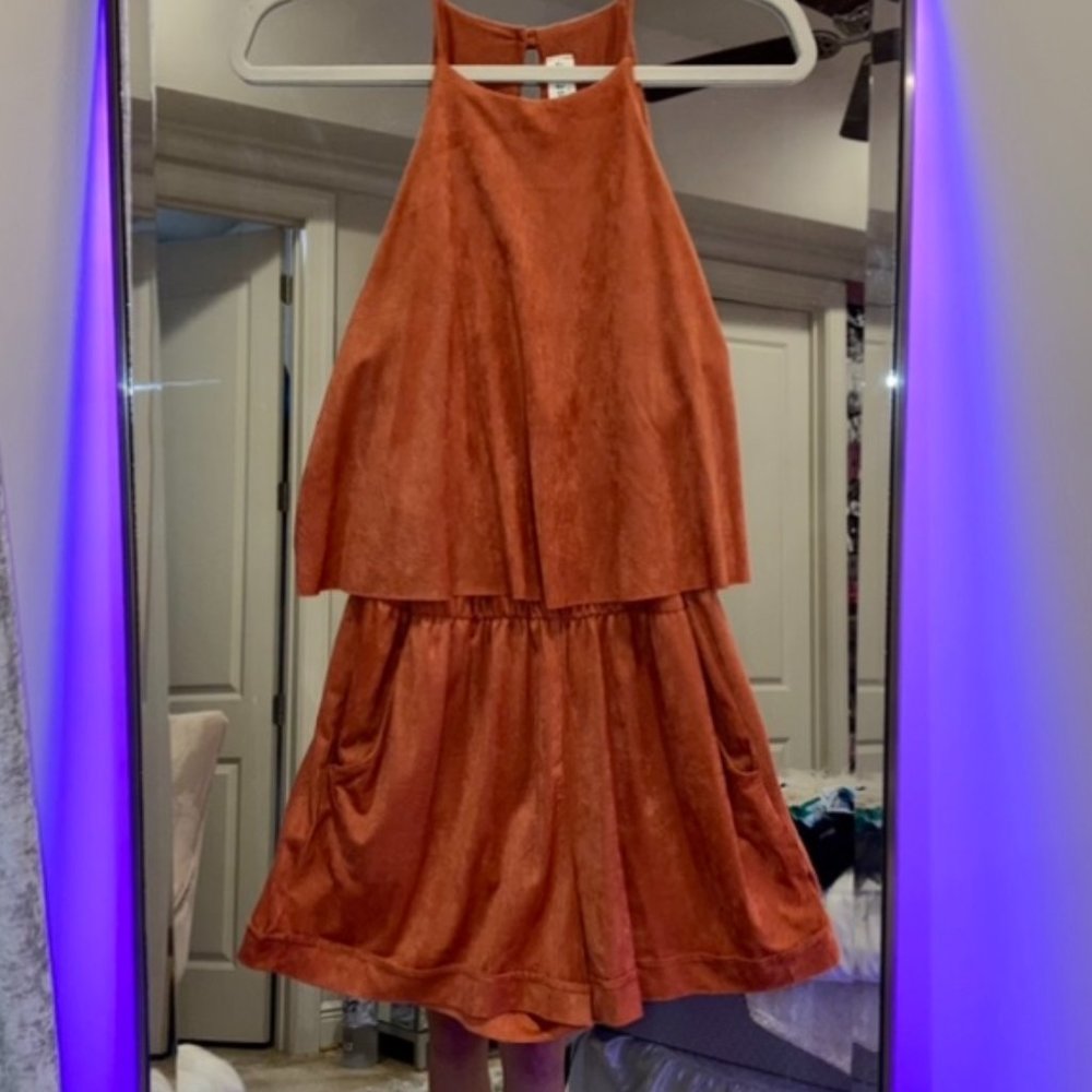 Burnt Orange Romper